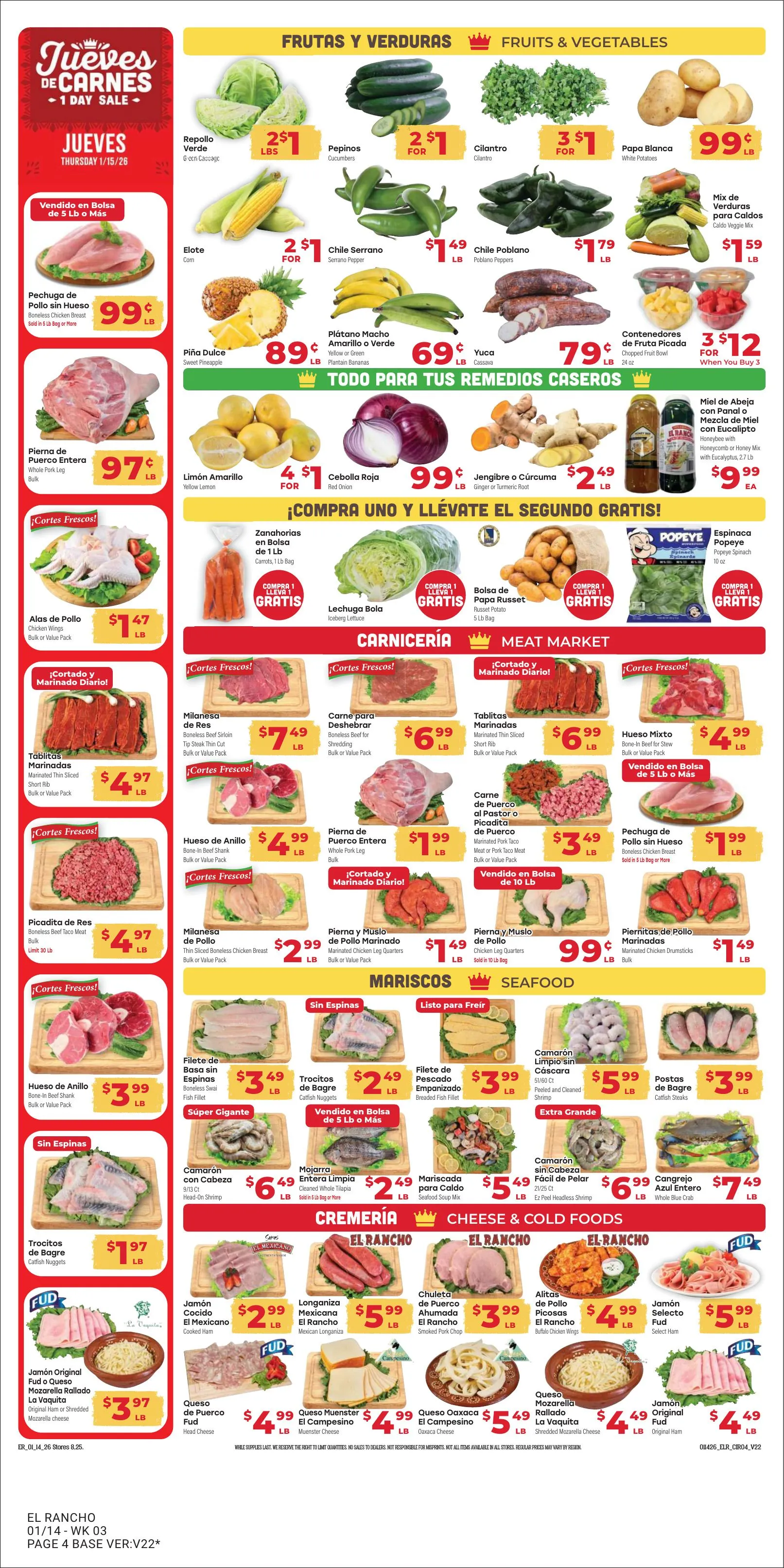 Weekly ad El Rancho Sales from January 14 to January 20 2026 - Page 4