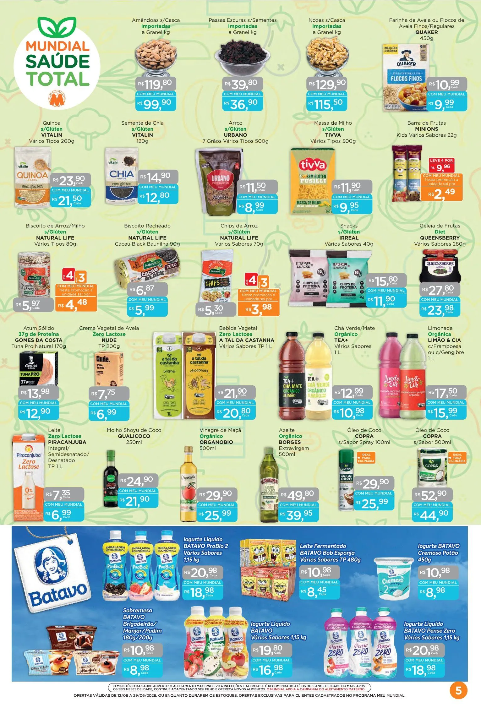 Encarte de Folhetos Supermercados Mundial 12 de junho até 29 de junho 2026 - Pagina 5