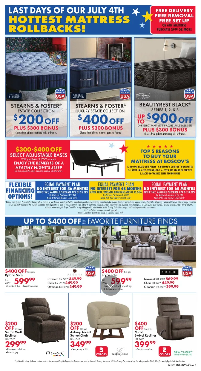 Weekly ad Boscov's Sales from July 1 to July 8 2026 - Page 5