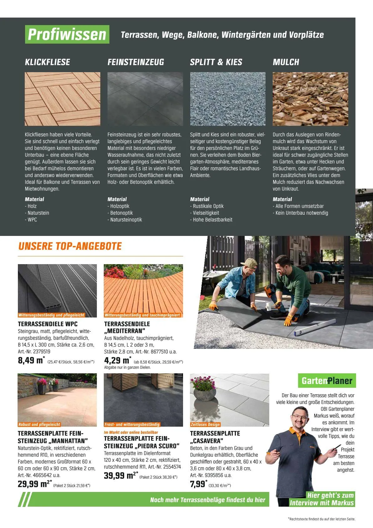 OBI Angebote von 3. April bis 31. Mai 2025 - Prospekt seite 5