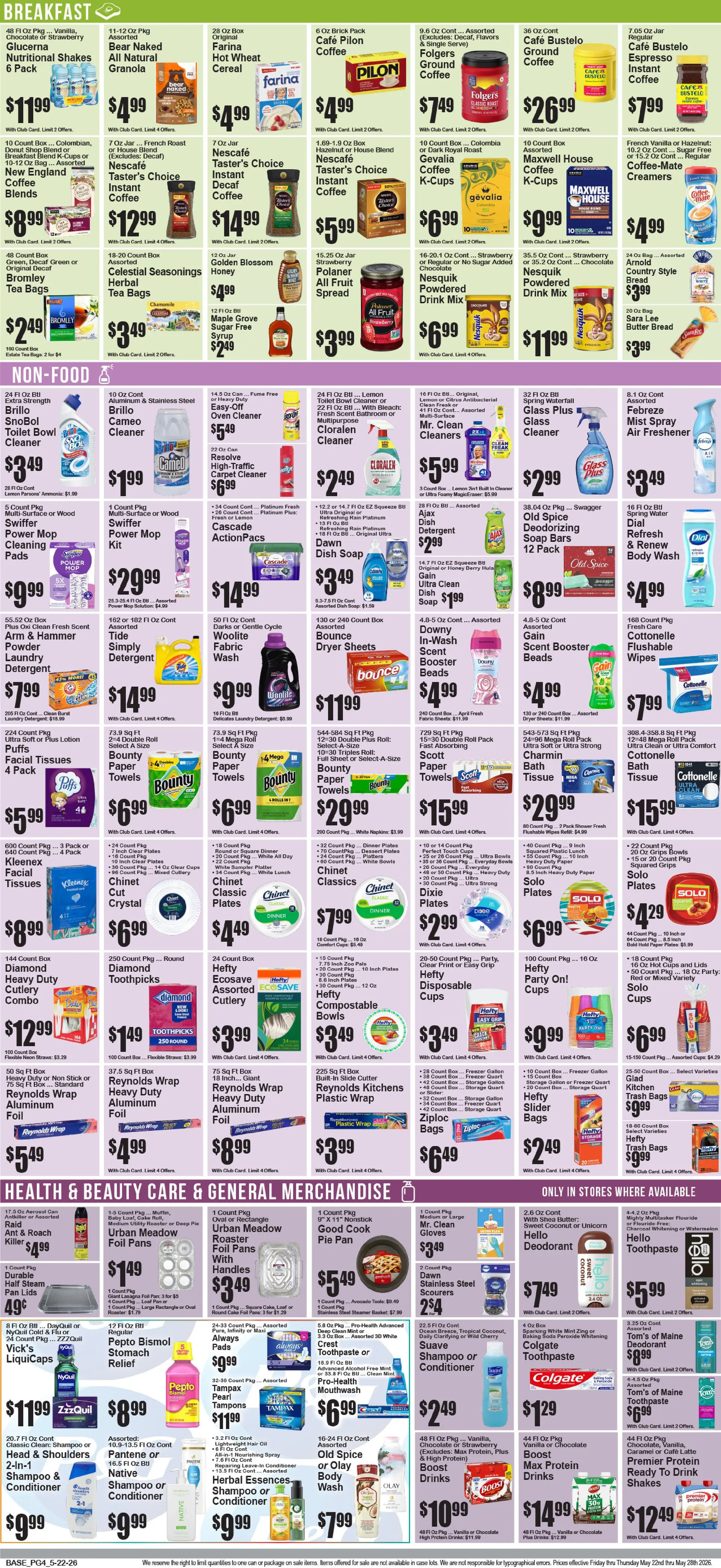 Weekly promotion SuperFresh Sales spanning from May 22 to May 28 2026 - Page 5 for Catalogue 365