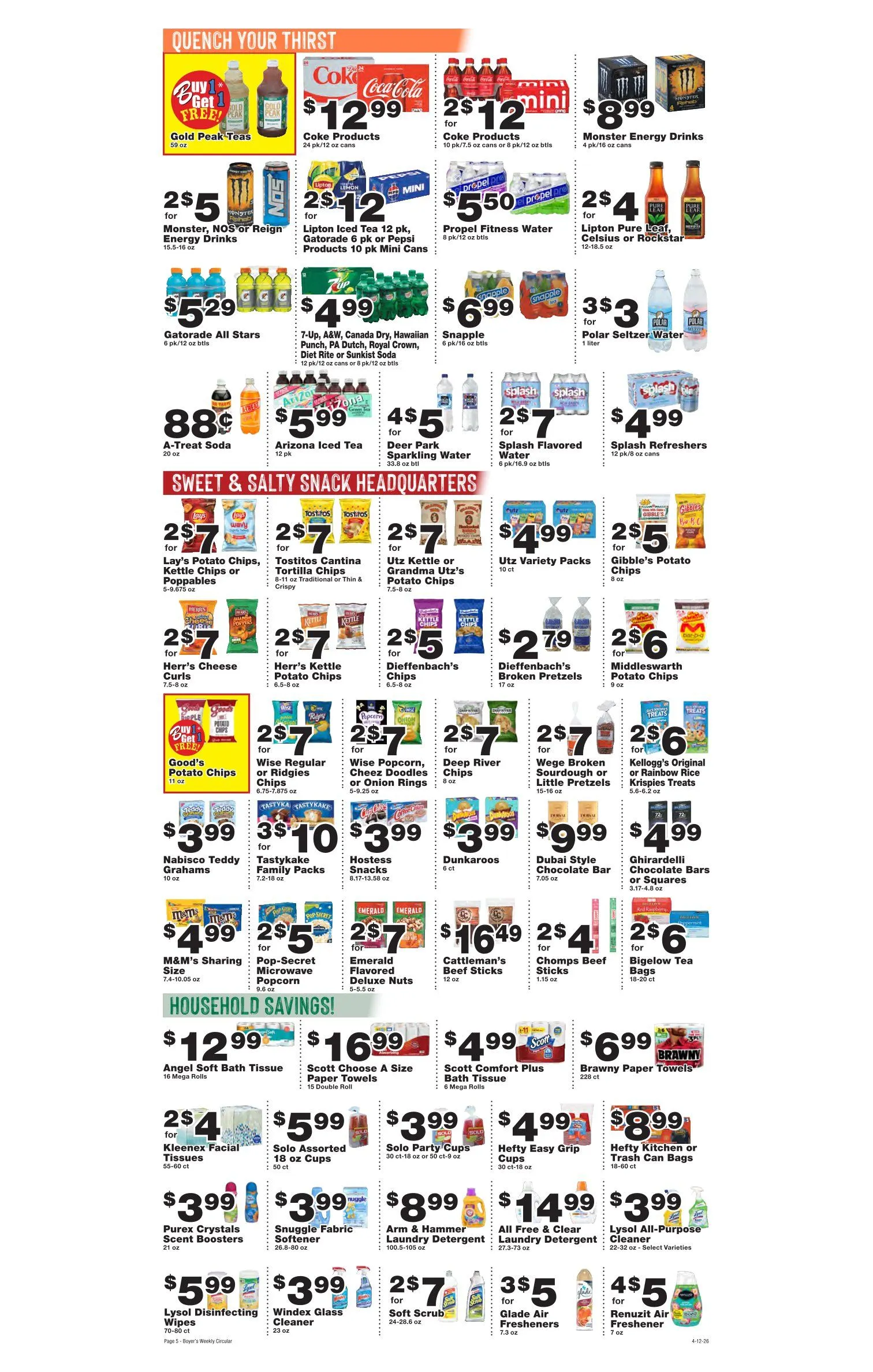 Weekly ad Boyer's Food Market weekly ads from April 12 to April 18 2026 - Page 5