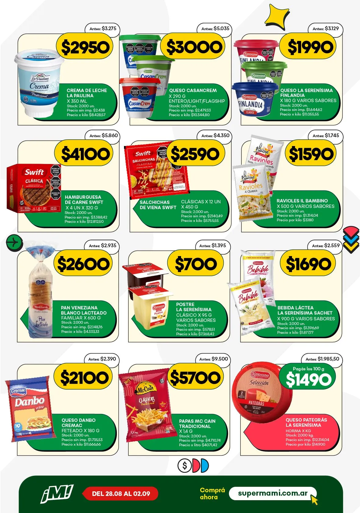 Ofertas de Ofertas Super Mami 28 de agosto al 2 de septiembre 2025 - Página 4 del catálogo