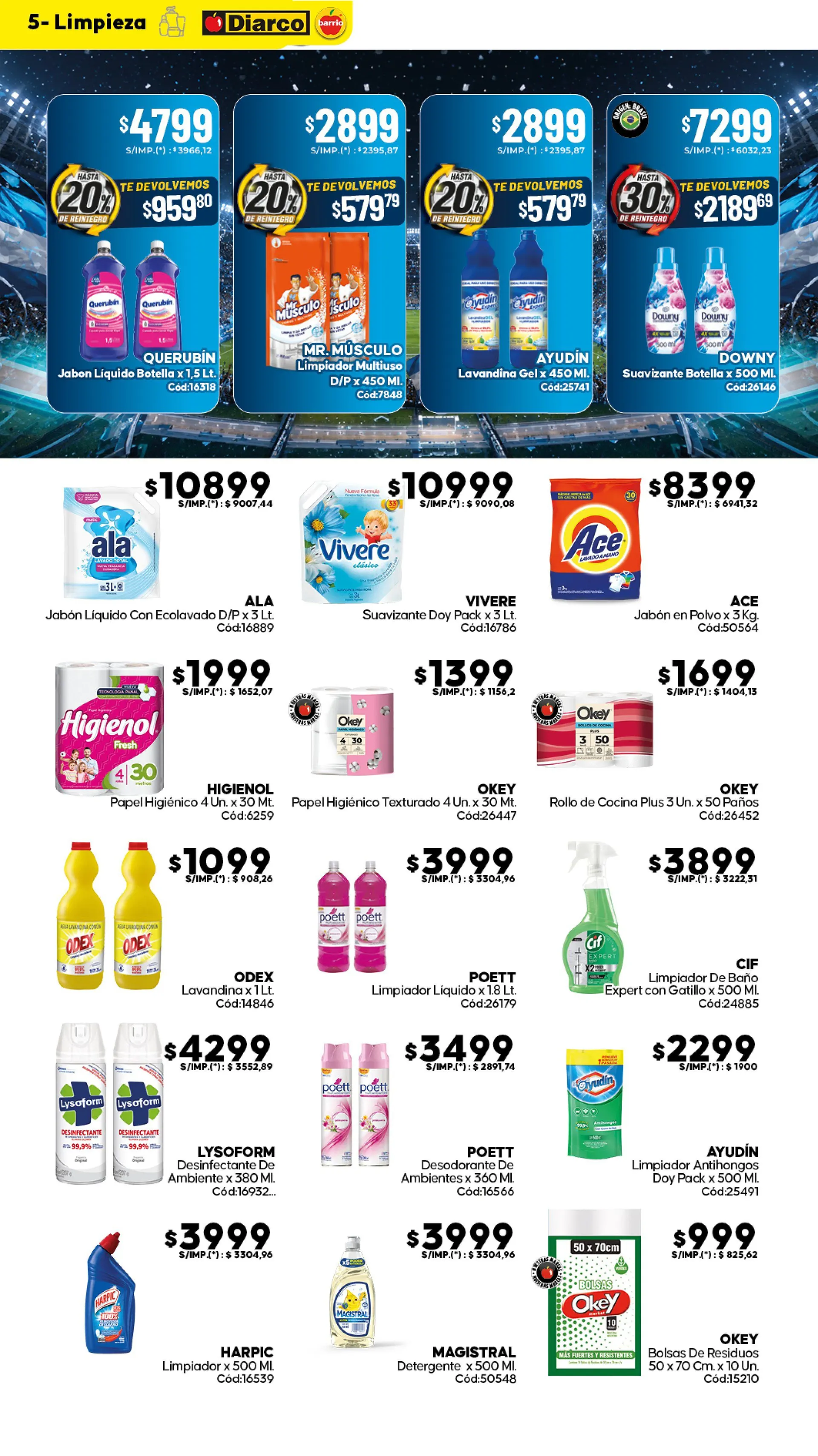 Ofertas de  Ofertas Diarco - Últimos catálogos 15 de junio al 19 de junio 2026 - Página 5 del catálogo