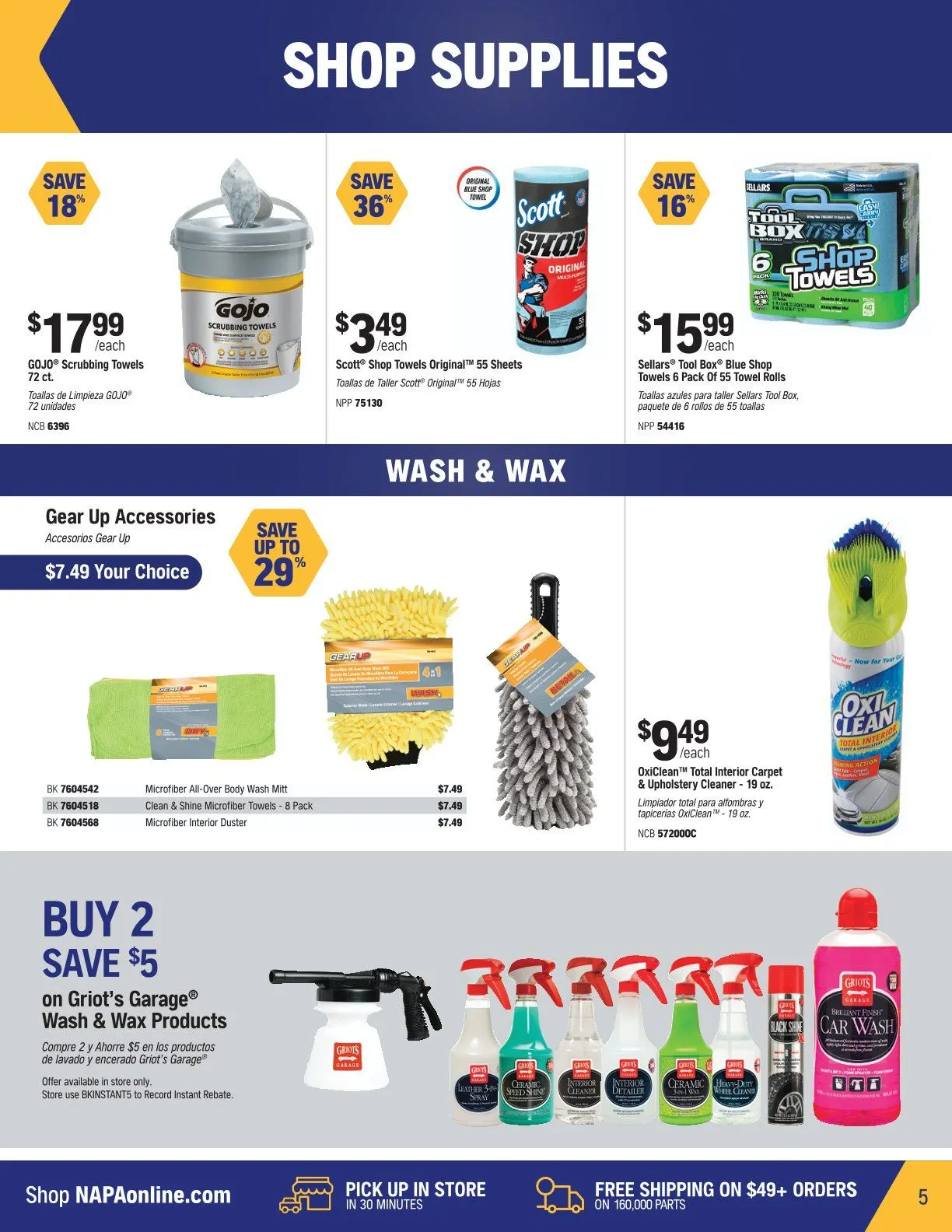 NAPA Auto Parts flyers from September 1 to October 31 2025 - flyer page 5