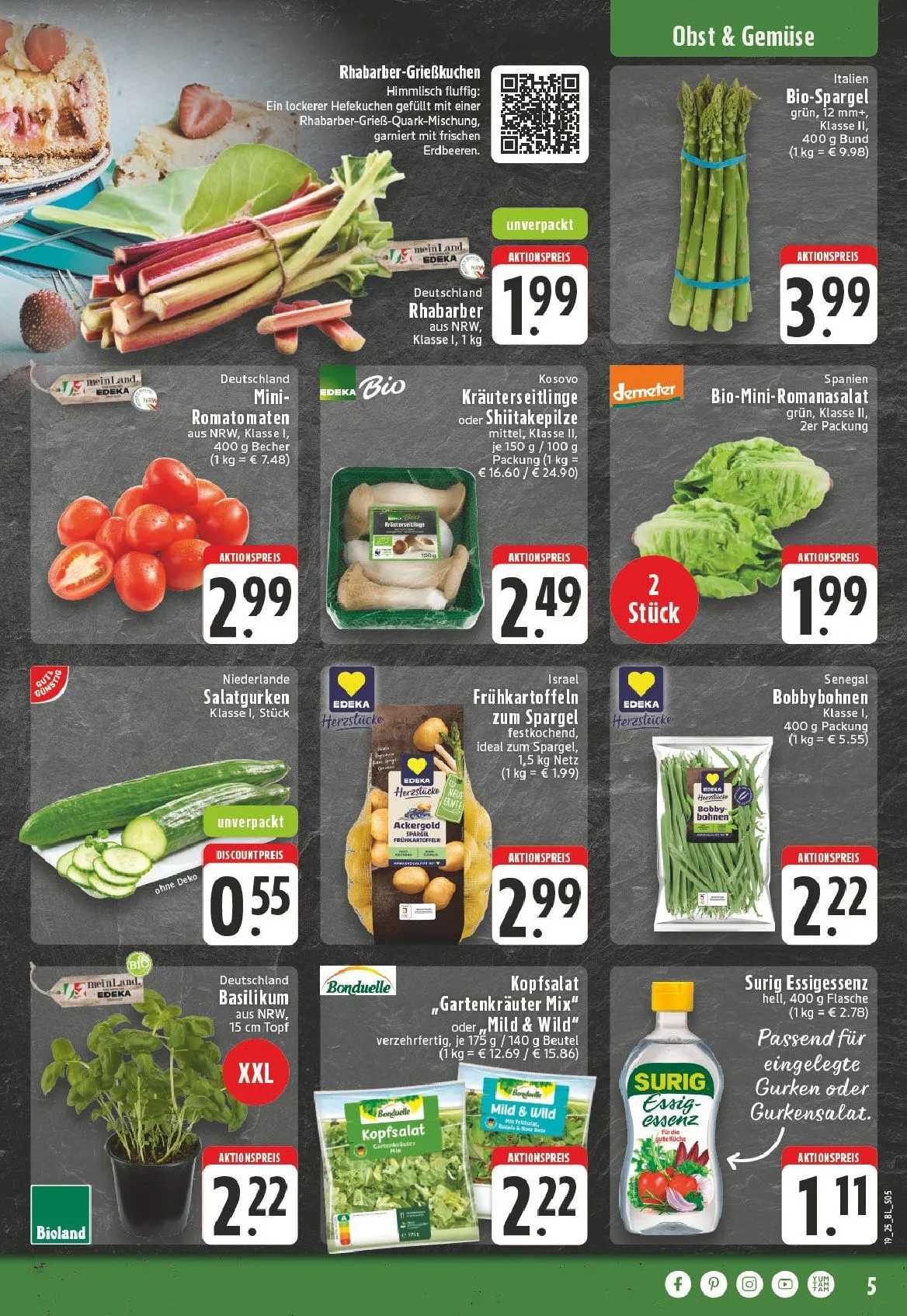 Edeka Prospekt von 5. Mai bis 10. Mai 2025 - Prospekt seite 5