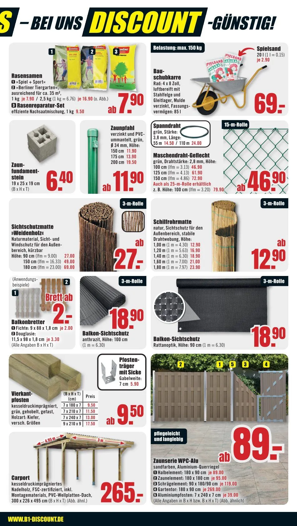 B1 Discount Baumarkt Prospekt von 17. März bis 21. März 2025 - Prospekt seite 5