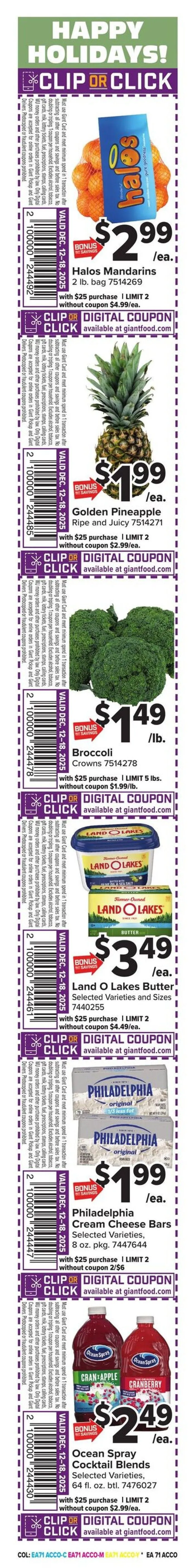 Weekly ad Giant Food Sales from December 15 to December 18 2025 - Page 5