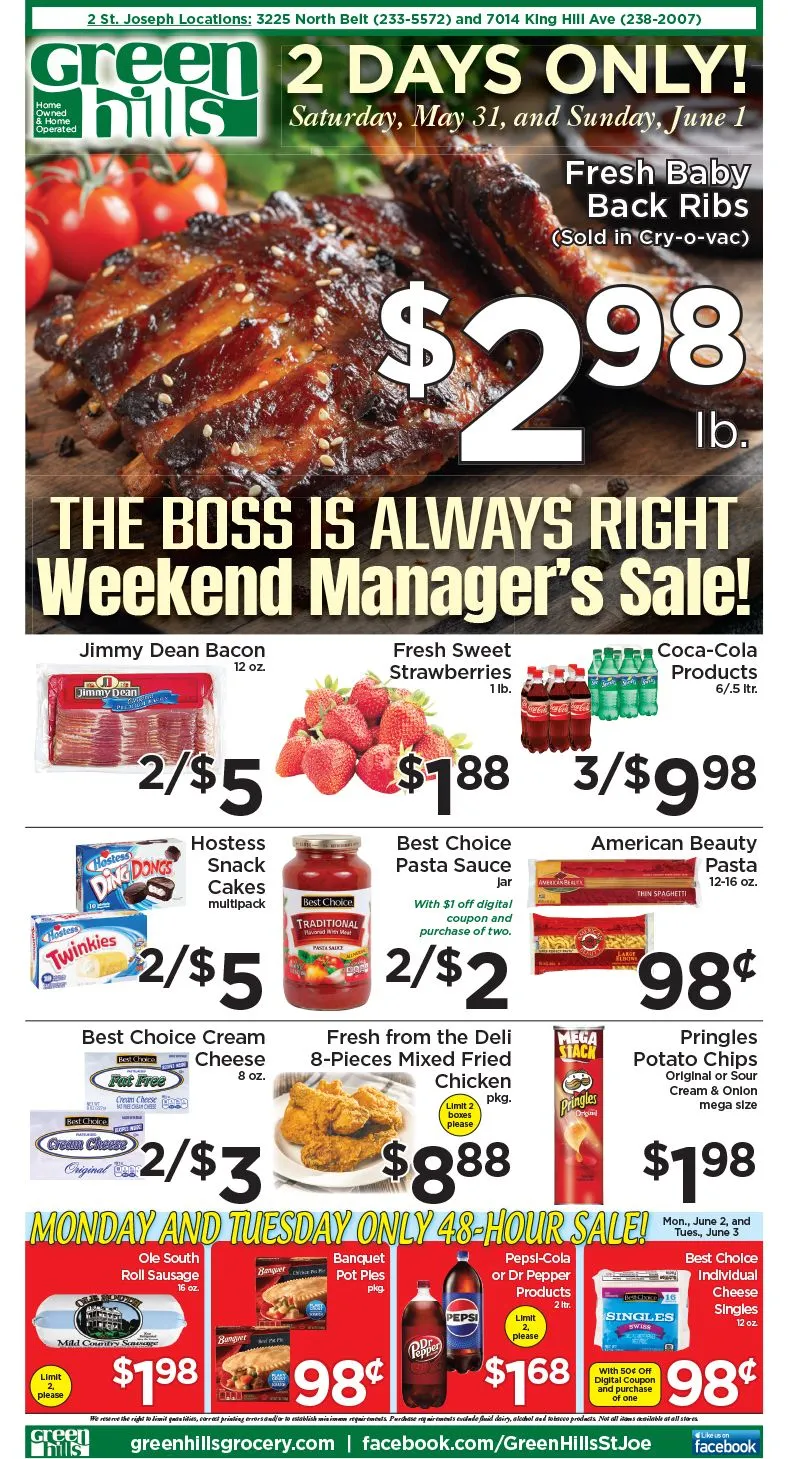 Weekly ad Green Hills Grocery Sales from May 28 to June 3 2025 - Page 4