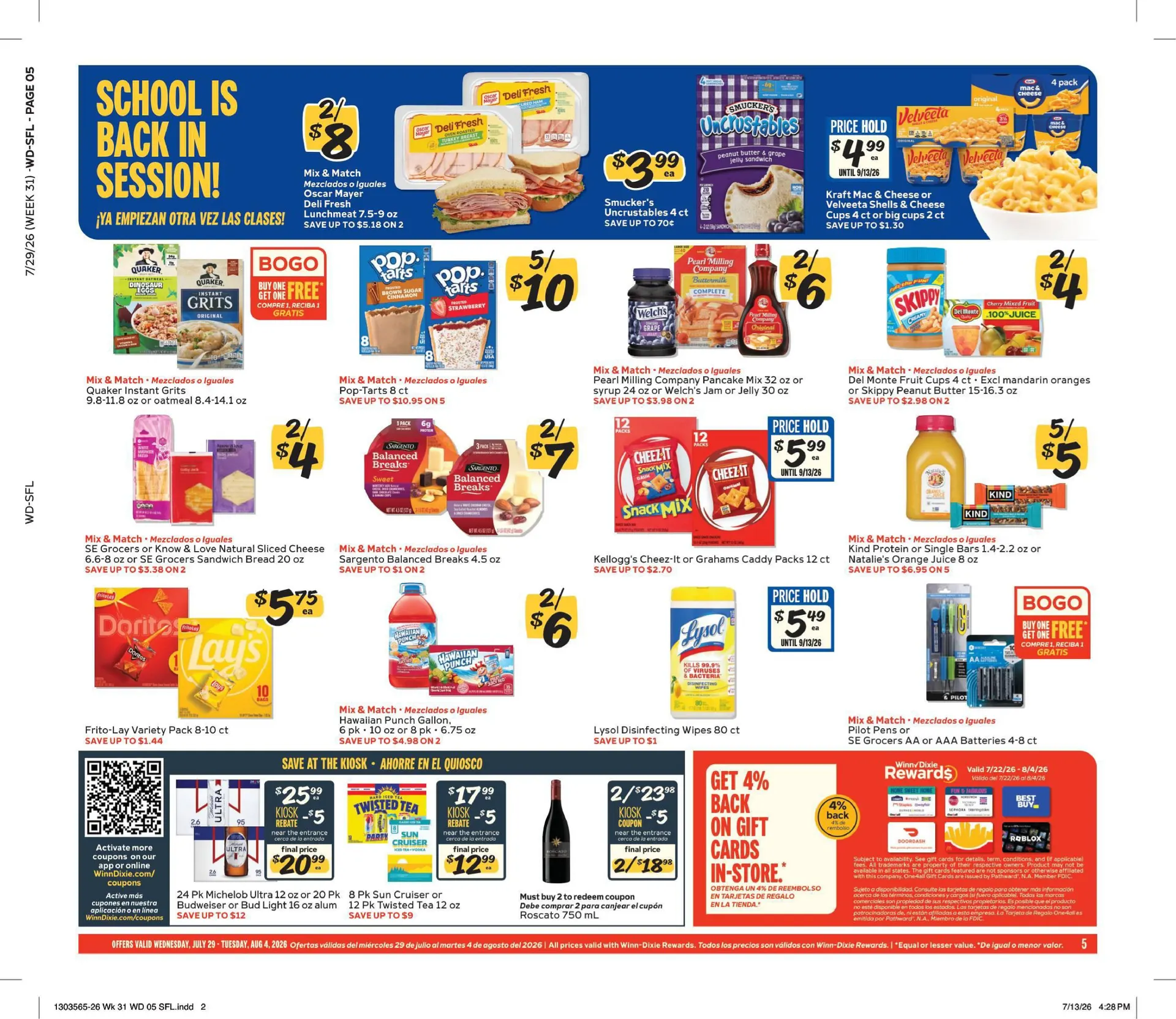Weekly ad Winn Dixie Sales from July 29 to August 4 2026 - Page 5
