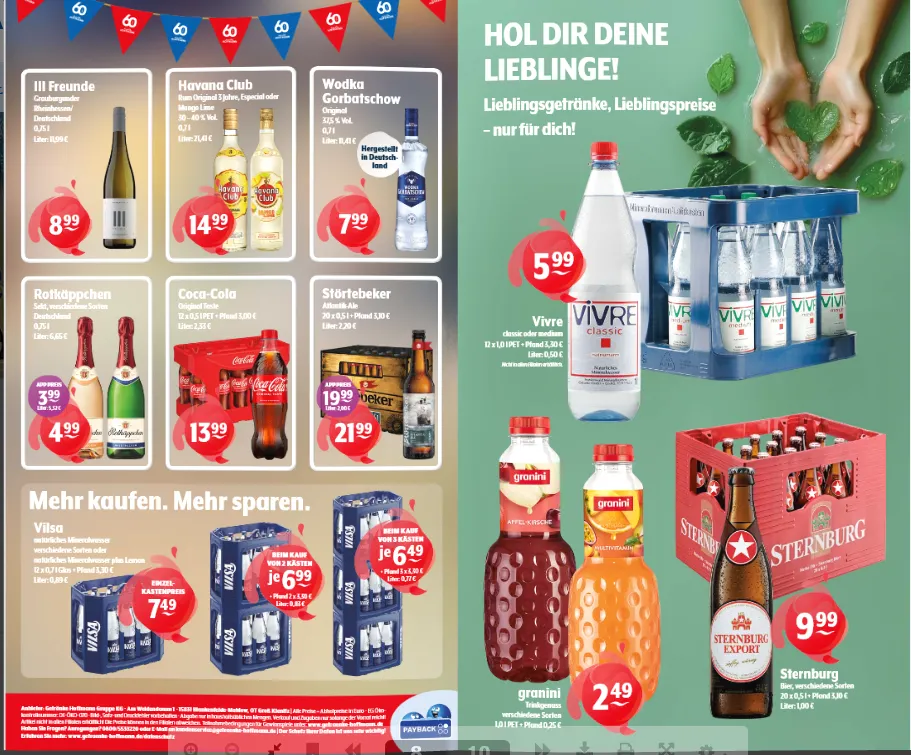 Getränke Huster Prospekte  von 20. April bis 25. April 2026 - Prospekt seite 5