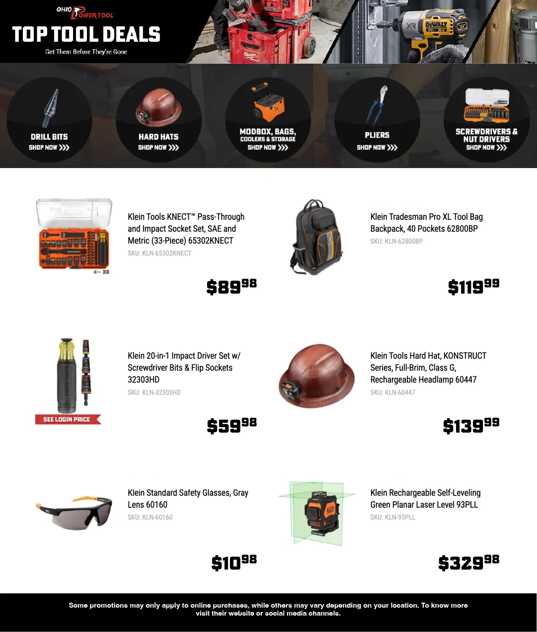 Weekly promotion  Ohio Power Tool Sales spanning from May 26 to June 9 2026 - Page 4 for Catalogue 365