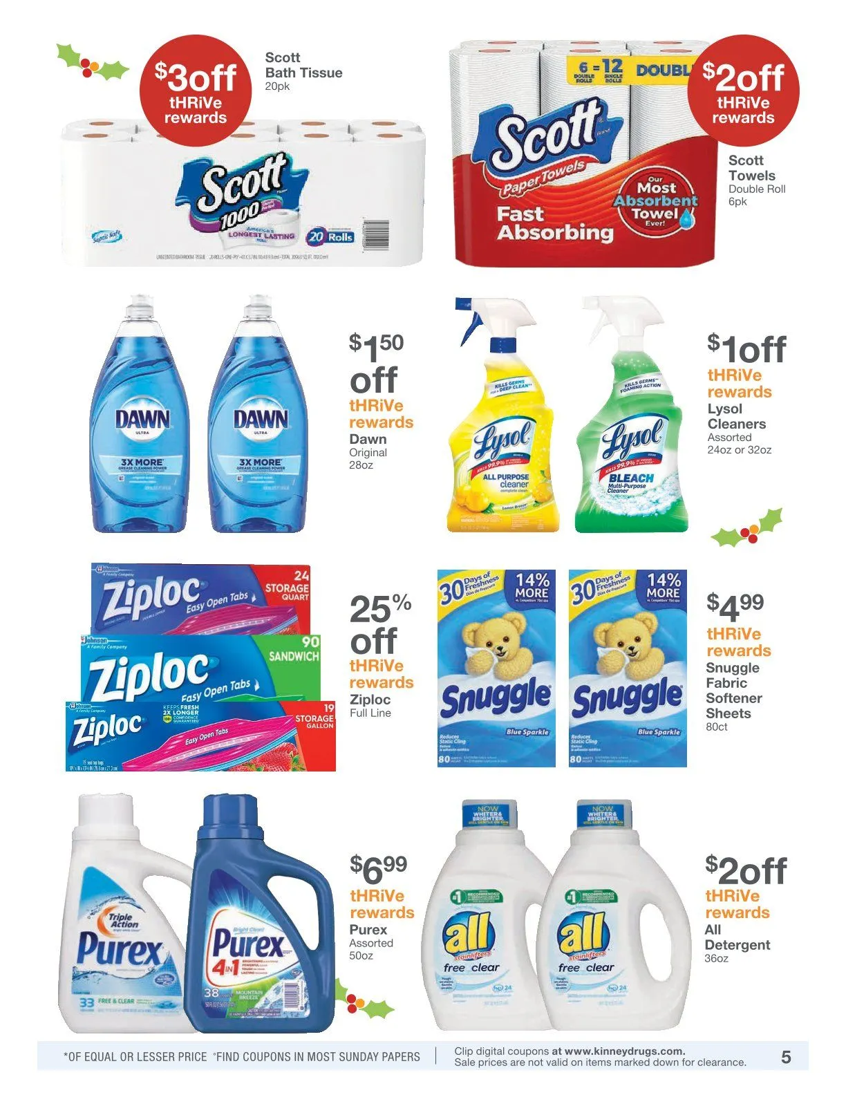 Weekly ad Kinney Drugs Sales from December 1 to December 28 2024 - Page 5