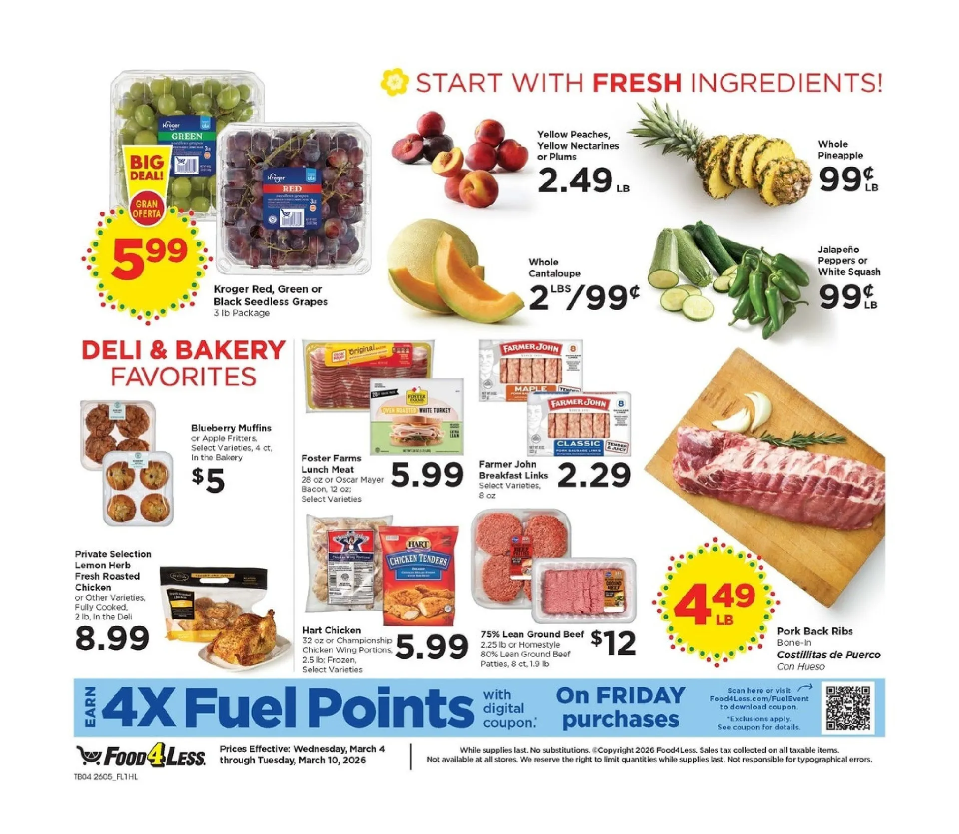 Weekly ad Food 4 Less Sales from March 4 to March 10 2026 - Page 5