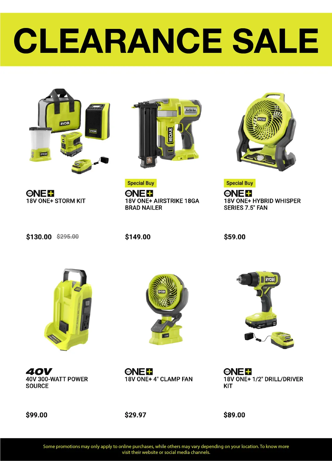 Weekly ad  Ryobi Sales from March 30 to April 20 2026 - Page 4