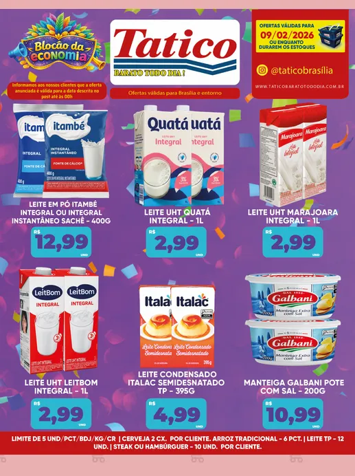 Encarte de  Folhetos Tatico  9 de fevereiro até 10 de fevereiro 2026 - Pagina 5
