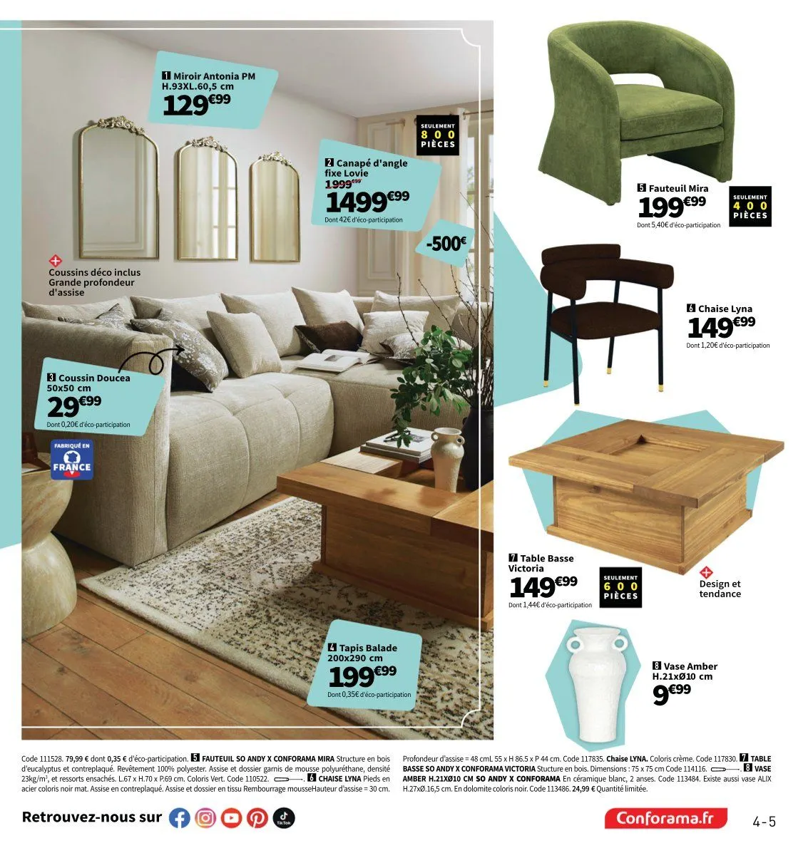 Catalogues Conforama du 28 octobre au 25 décembre 2025 - Catalogue page 5