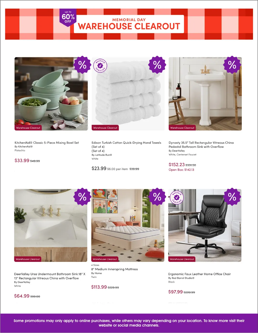 Weekly ad Wayfair Sales from May 28 to June 11 2026 - Page 4