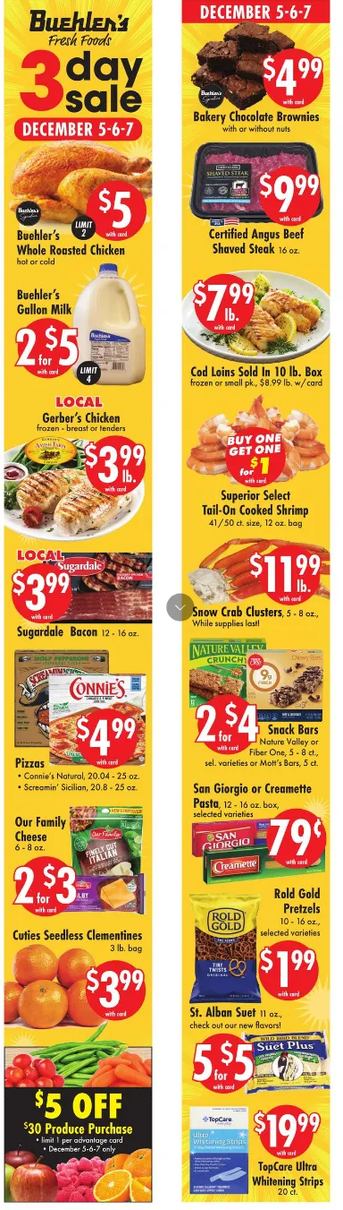 Weekly ad Buehler's Fresh Foods Sales from December 3 to December 9 2025 - Page 5