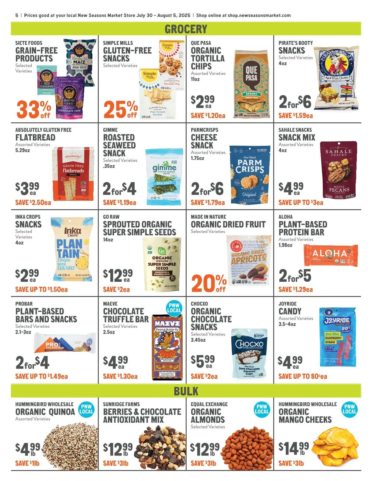 Weekly ad New Seasons Market Sales from July 30 to August 5 2025 - Page 5