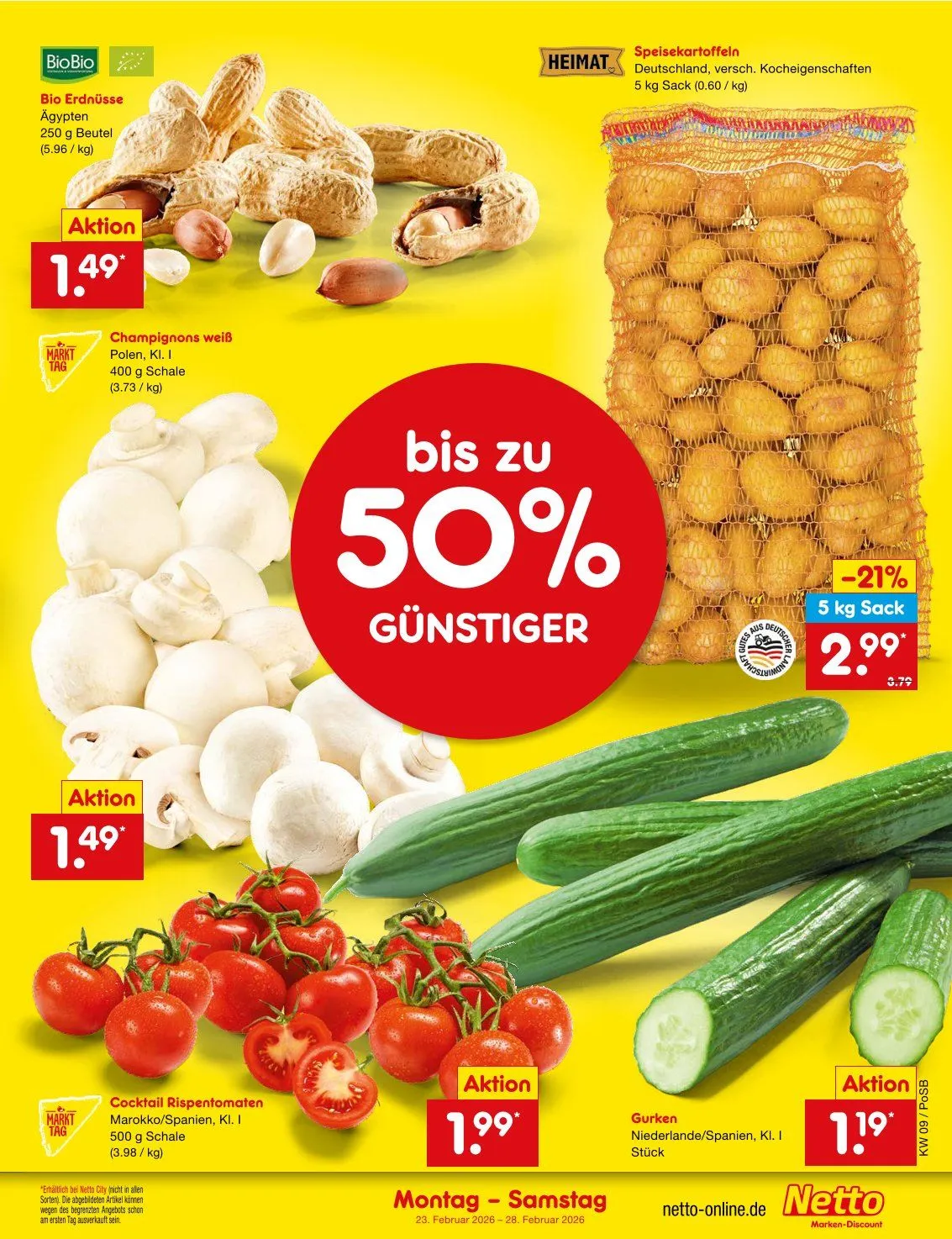 Netto Marken-Discount Prospekte von 23. Februar bis 28. Februar 2026 - Prospekt seite 5