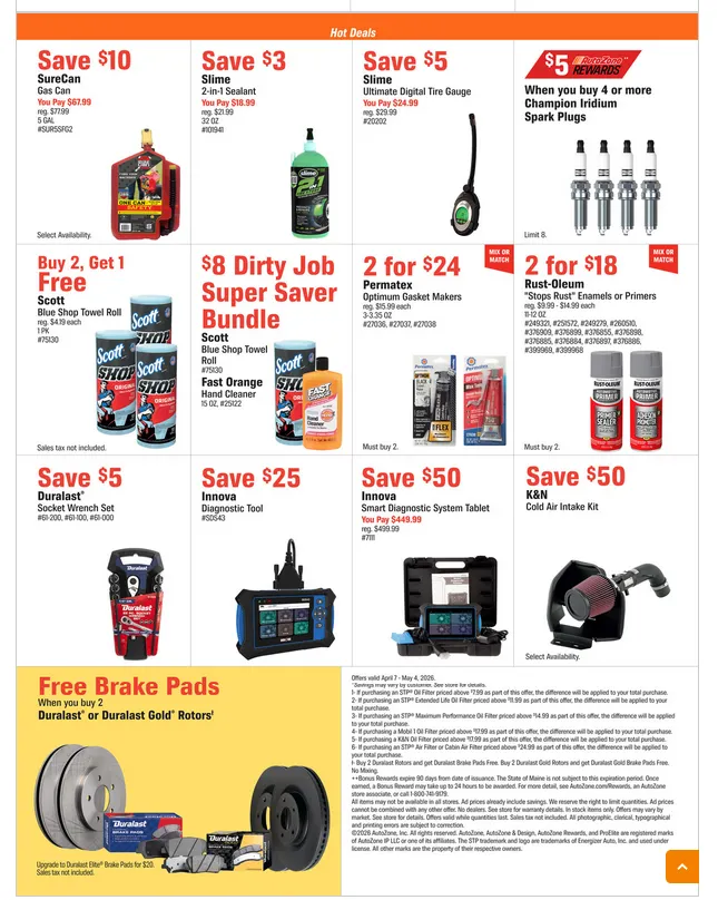 Weekly ad Autozone Sales from April 7 to May 4 2026 - Page 5