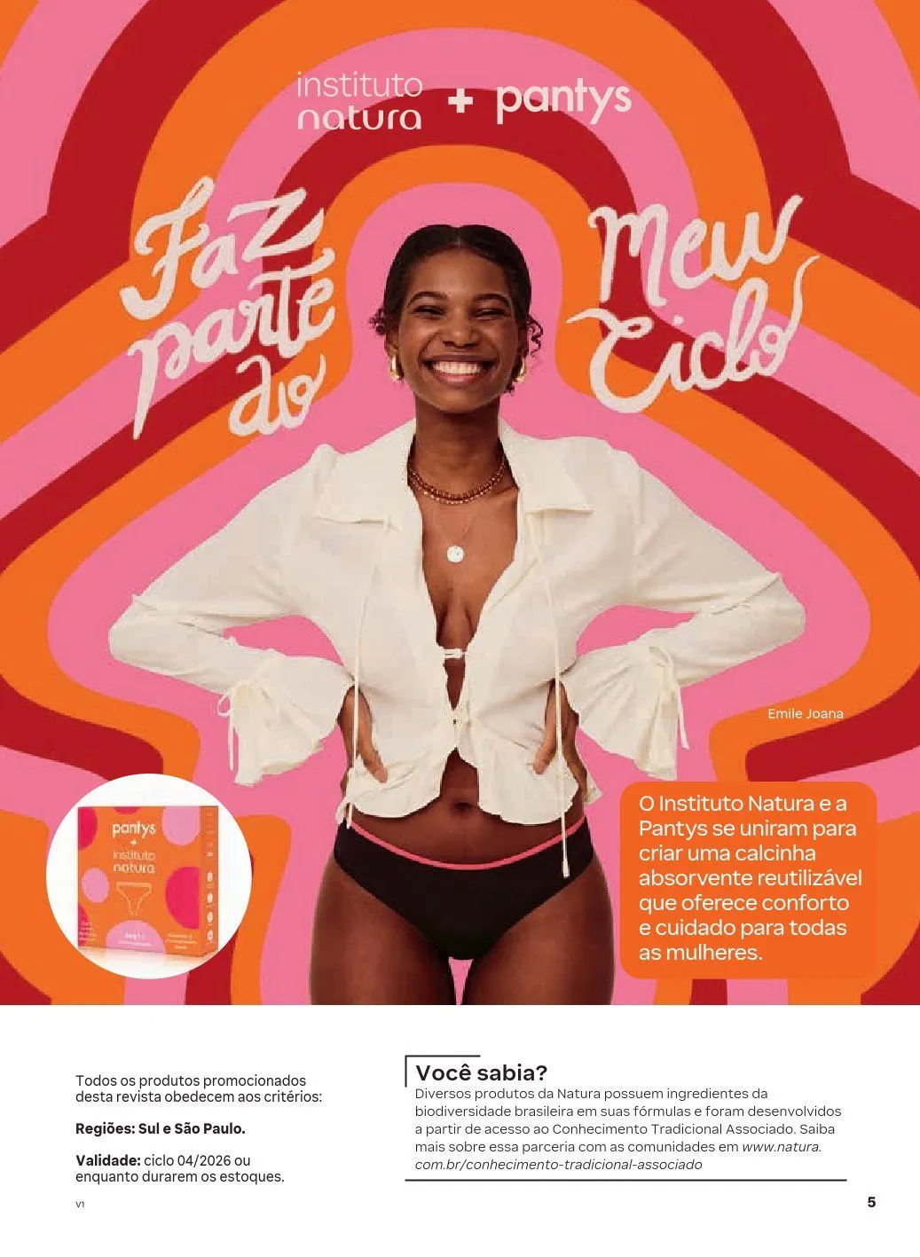 Encarte de NATURA 1 de abril até 30 de abril 2026 - Pagina 5