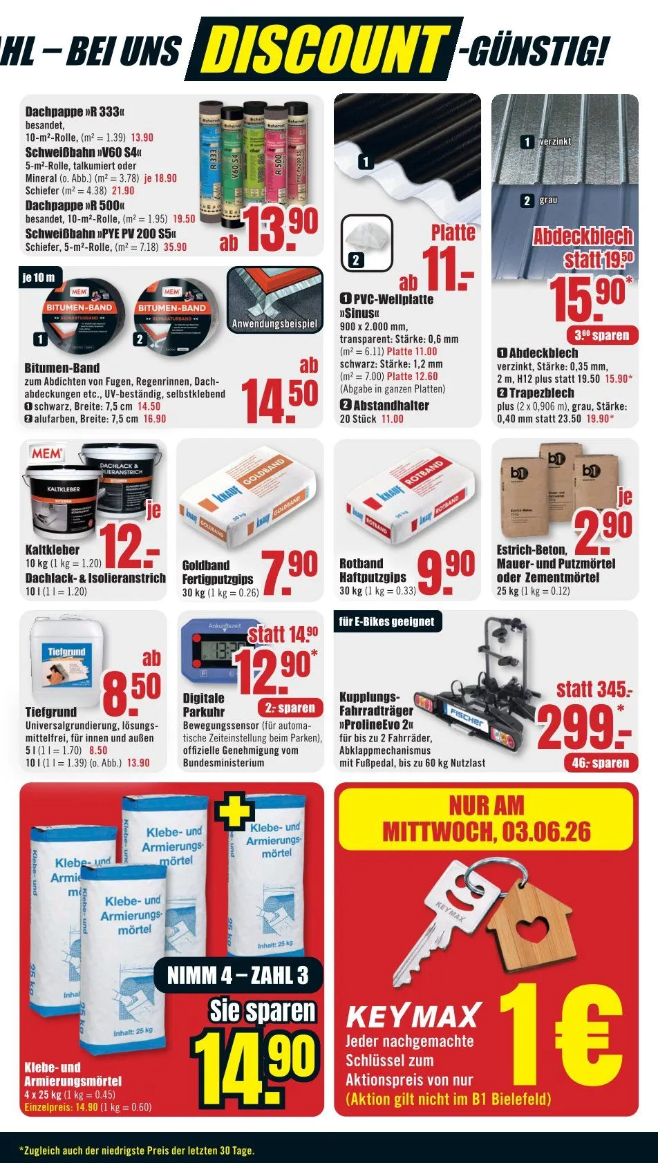 B1 Discount Baumarkt Prospekte von 30. Mai bis 5. Juni 2026 - Prospekt seite 5