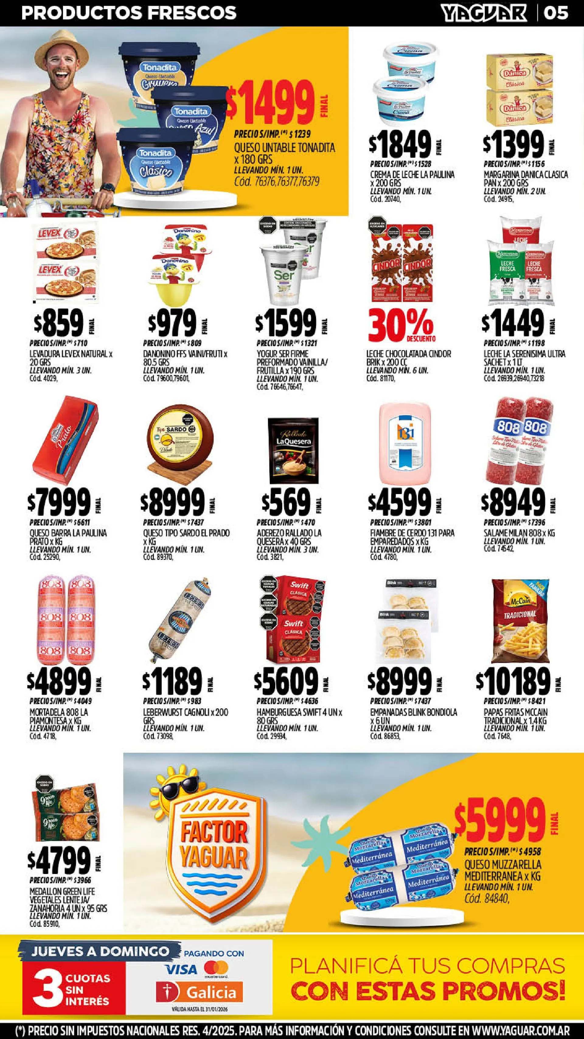 Ofertas de  Ofertas Yaguar 5 de enero al 11 de enero 2026 - Página 5 del catálogo