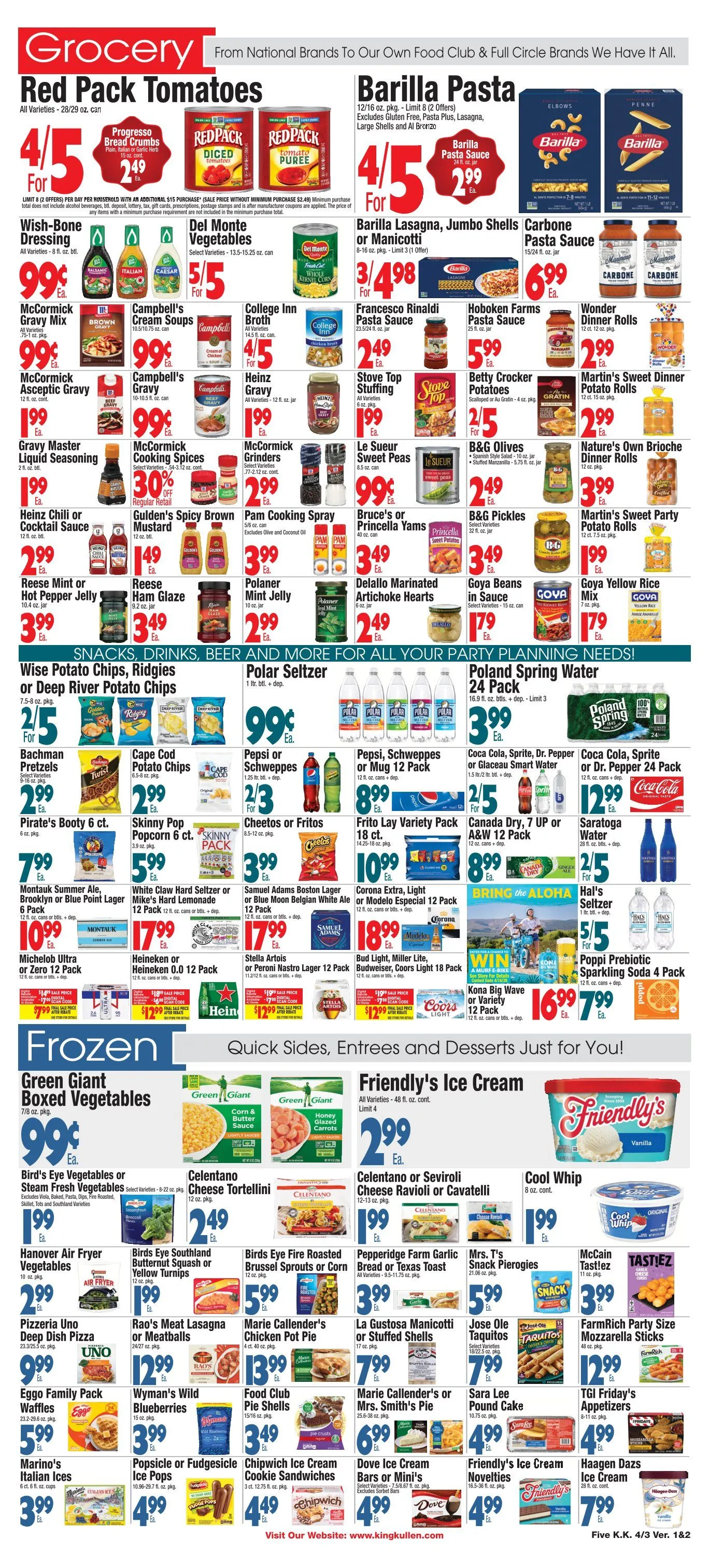 Weekly promotion King Kullen Sales spanning from April 3 to April 9 2026 - Page 5 for Catalogue 365