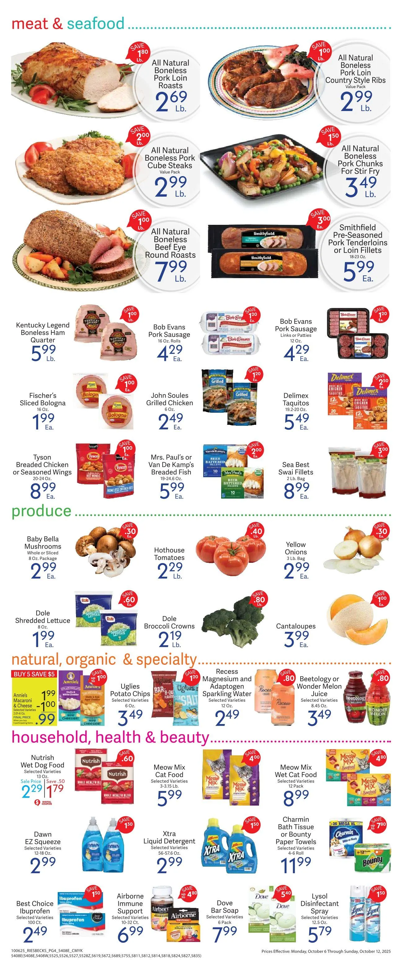 Weekly ad Riesbeck weekly ads from October 6 to October 31 2025 - Page 5