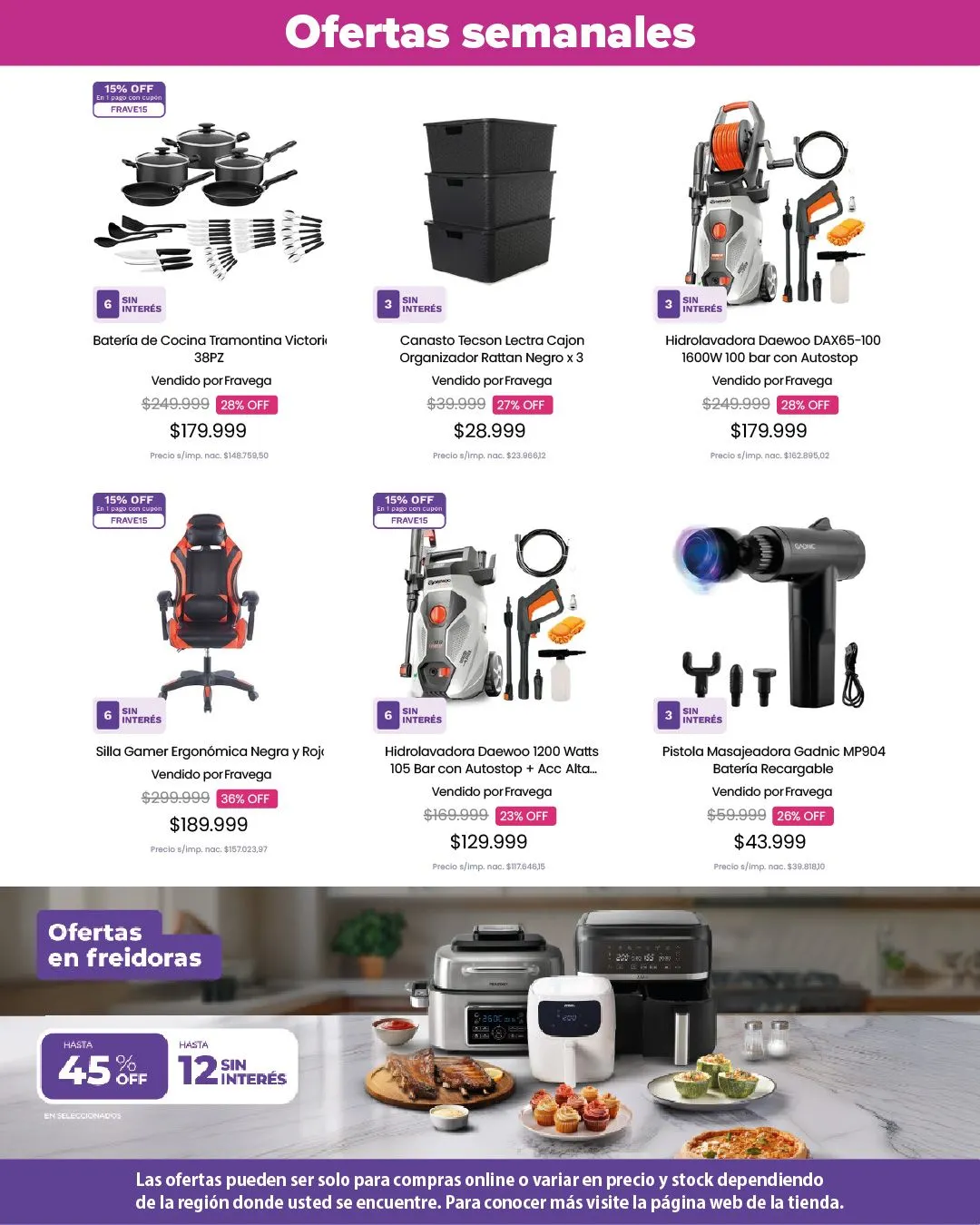Ofertas de Frávega Ofertas semanales 30 de abril al 14 de mayo 2025 - Página 6 del catálogo
