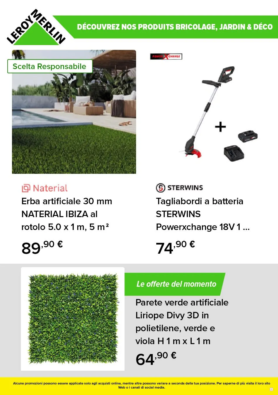 Leroy Merlin Offerte settimanali! da 5 maggio a 19 maggio di 2025 - Pagina del volantino 4