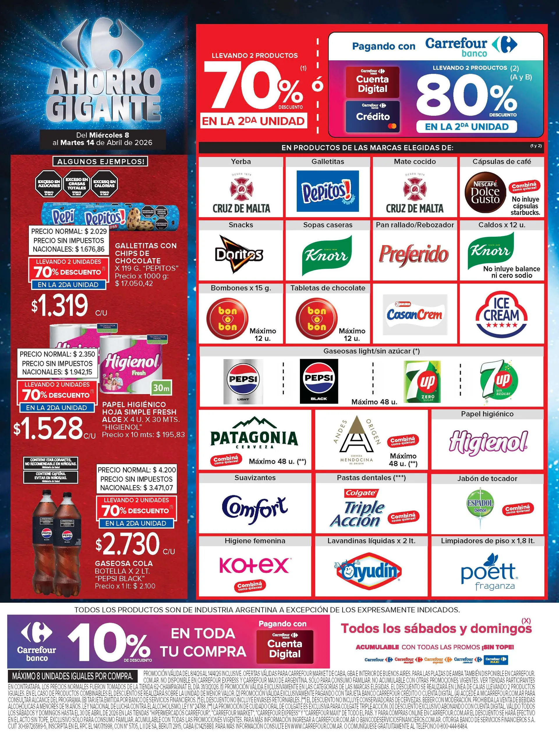 Ofertas de  Ofertas Carrefour Market  8 de abril al 14 de abril 2026 - Página 13 del catálogo