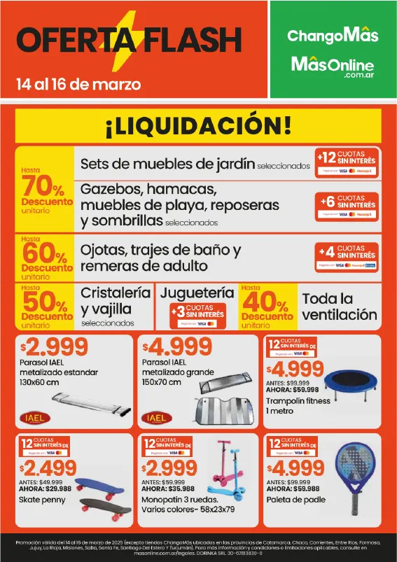 Ofertas de ChangoMas Oferta Flash 14 de marzo al 16 de marzo 2025 - Página 4 del catálogo