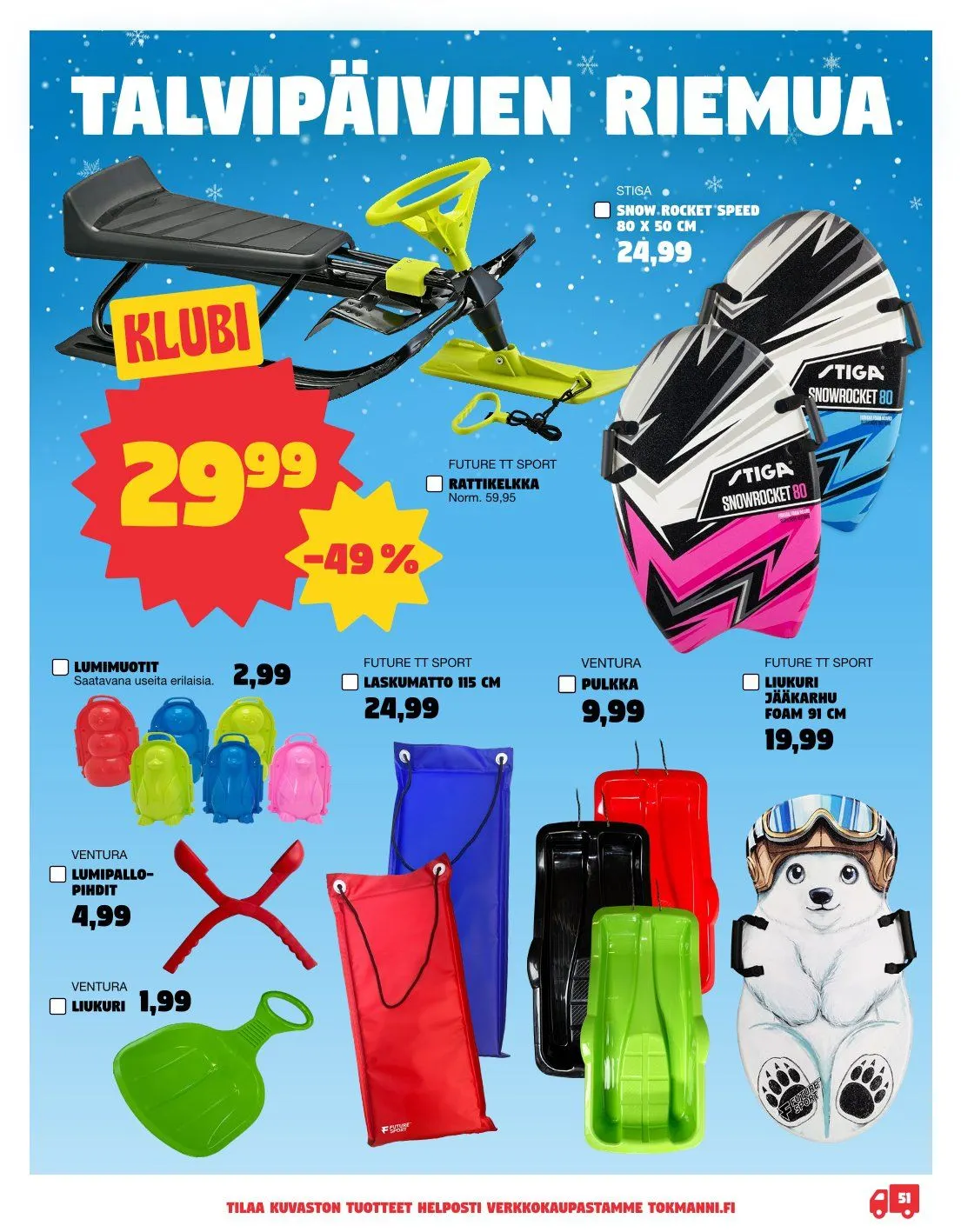  Tokmanni Tarjoukset voimassa alkaen 3. marraskuuta - 24. joulukuuta 2025 - Tarjouslehti sivu 51