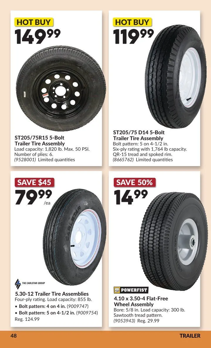 Princess Auto Sales from April 7 to April 19 2026 - flyer page 51