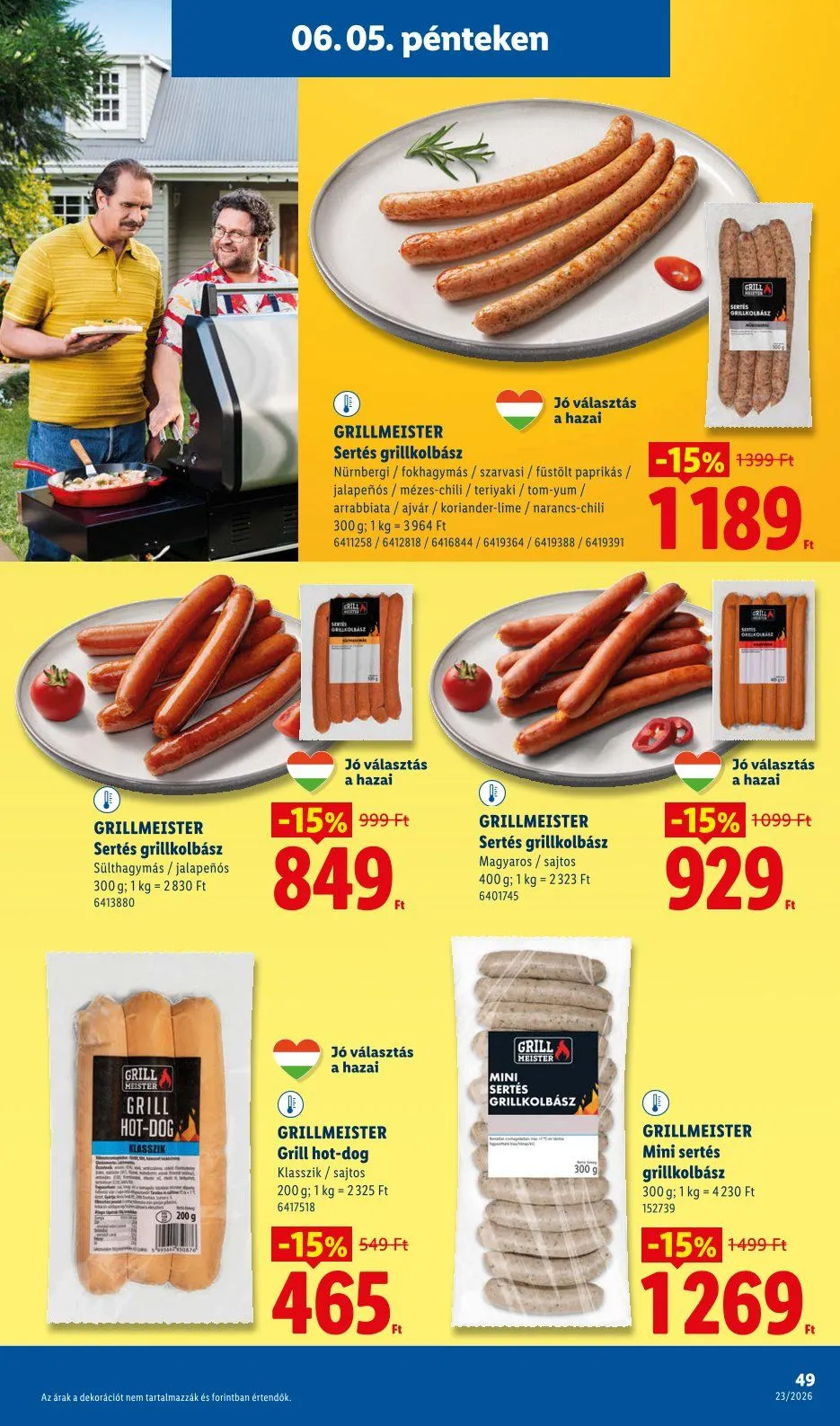 Katalógus Lidl legfrissebb ajánlatai június 4.-tól június 10.-ig 2026. - Oldal 51