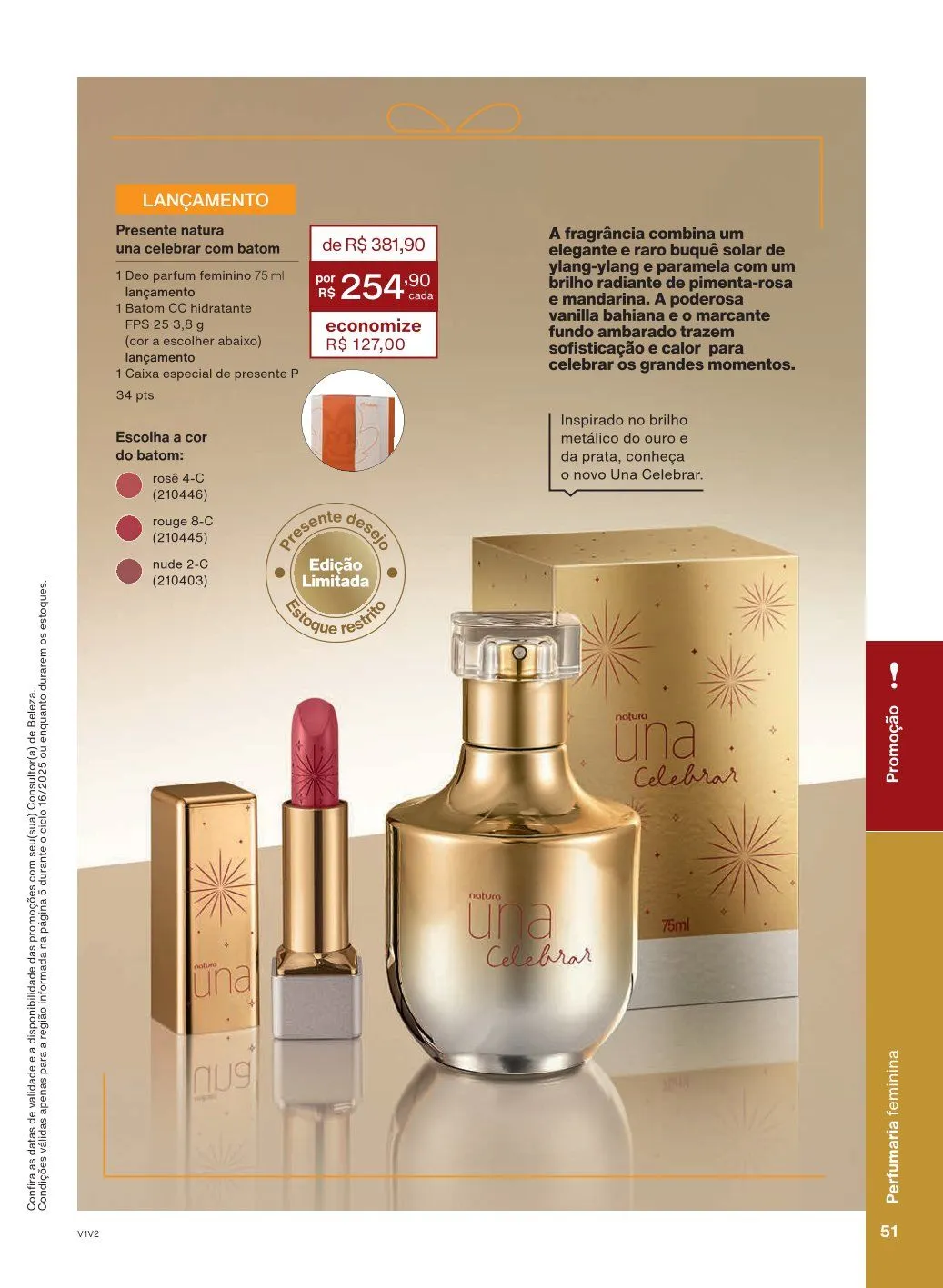 Encarte de Natura Ofertas 1 de outubro até 31 de outubro 2025 - Pagina 51