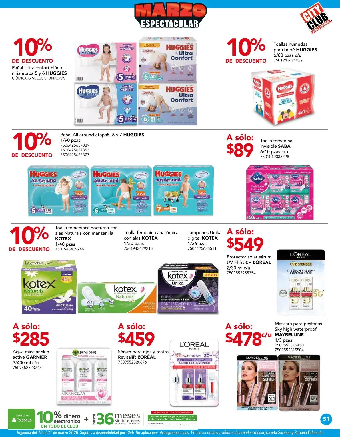 Catálogo de Ofertas  City Club 2 de marzo al 31 de marzo 2026 - Pagina 51