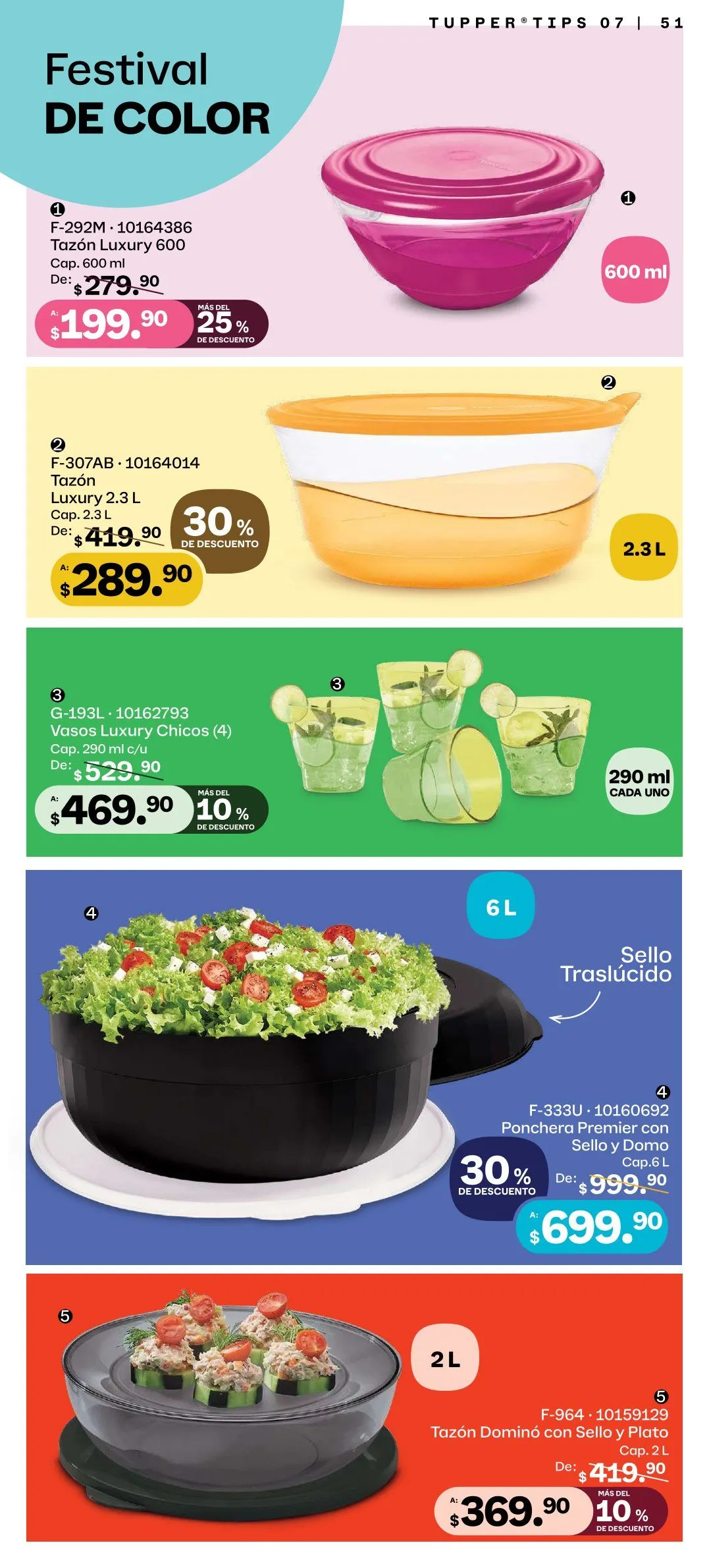 Catálogo de Tupperware catálogos y ofertas 16 de junio al 13 de julio 2025 - Pagina 51