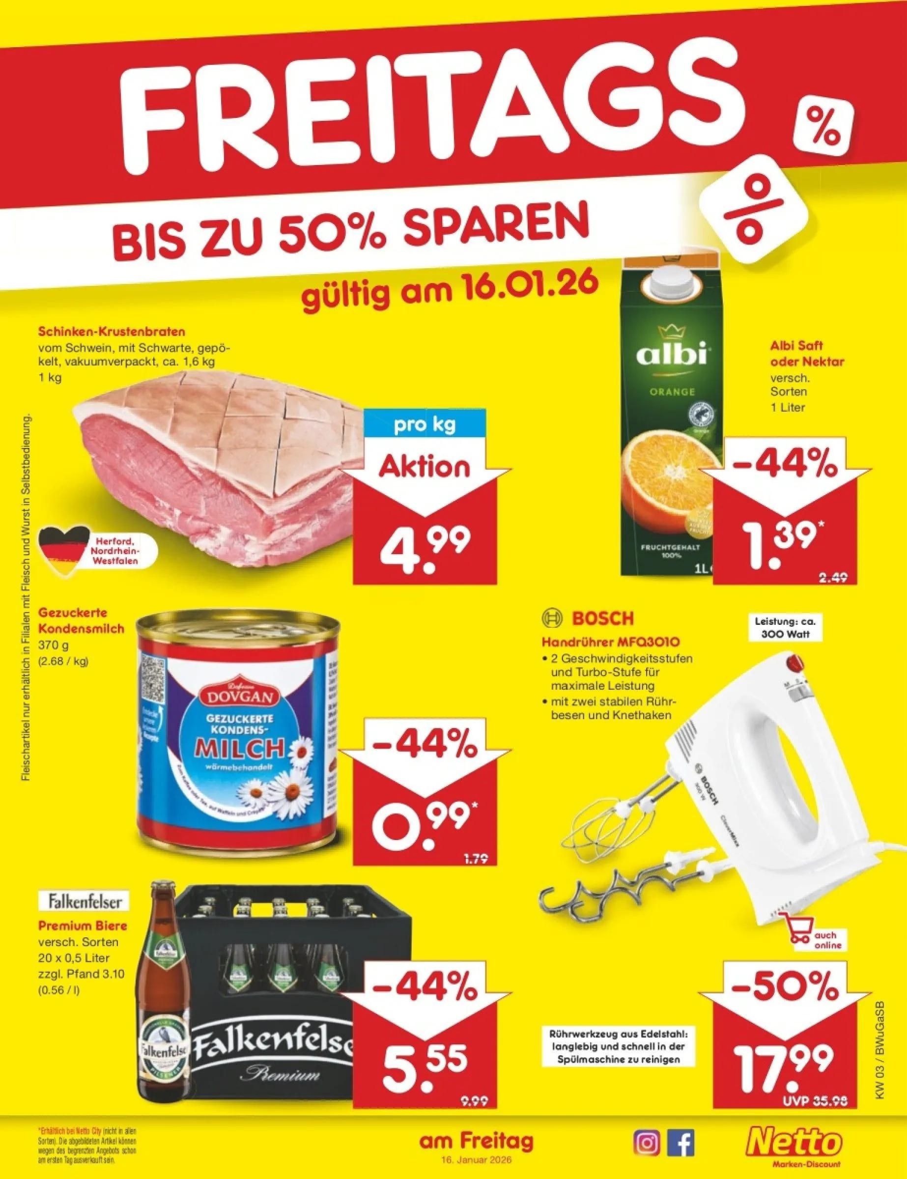 Netto Marken-Discount folders van 12 januari tot 17 januari 2026 - Folder pagina 51