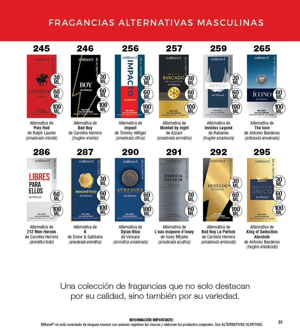 Ofertas de Catalogo Millanel 20 de octubre al 10 de noviembre 2025 - Página 51 del catálogo