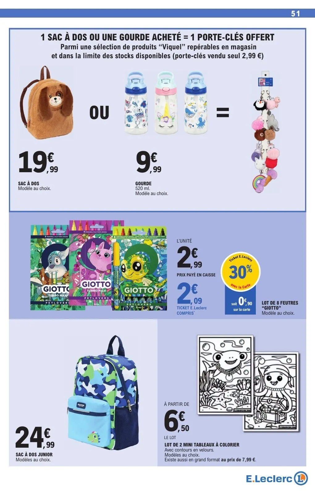 Catalogues E.Leclerc du 16 juin au 20 juin 2026 - Catalogue page 51