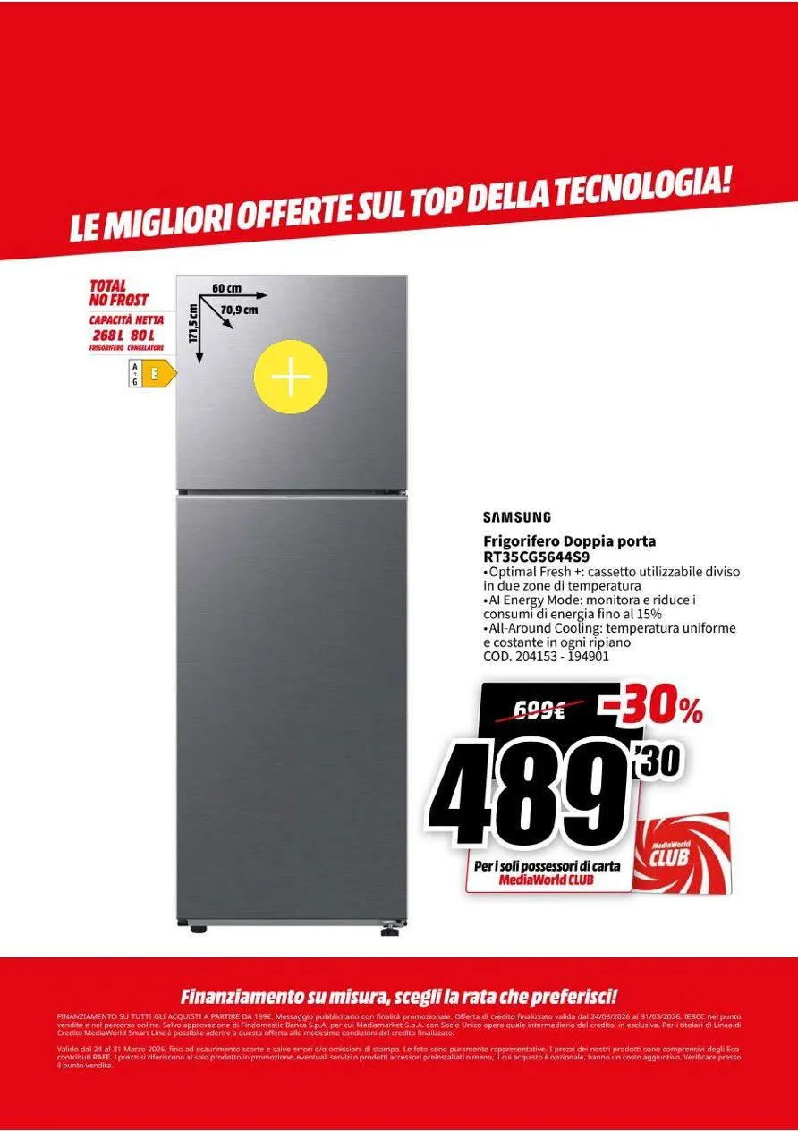 Mediaworld Volantino da 24 marzo a 31 marzo di 2026 - Pagina del volantino 51