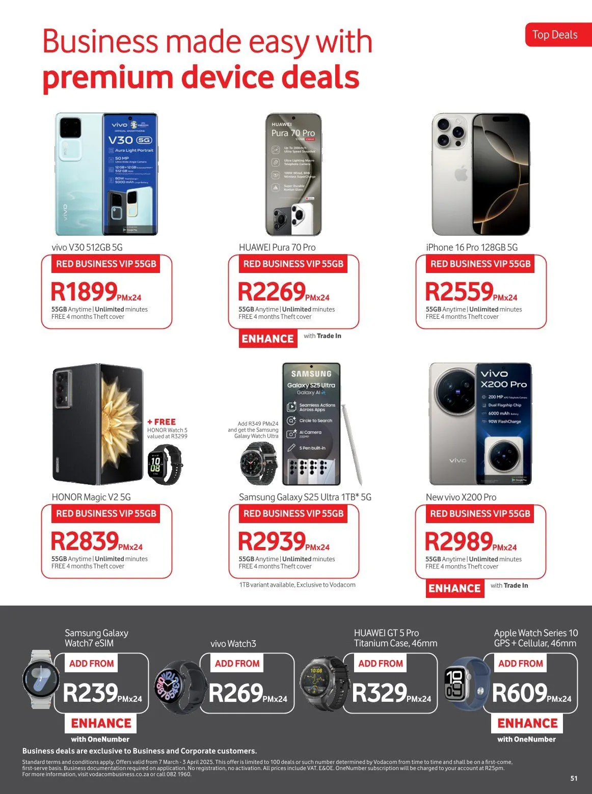 Vodacom Deals from 7 March to 3 April 2025 - Catalogue Page 51