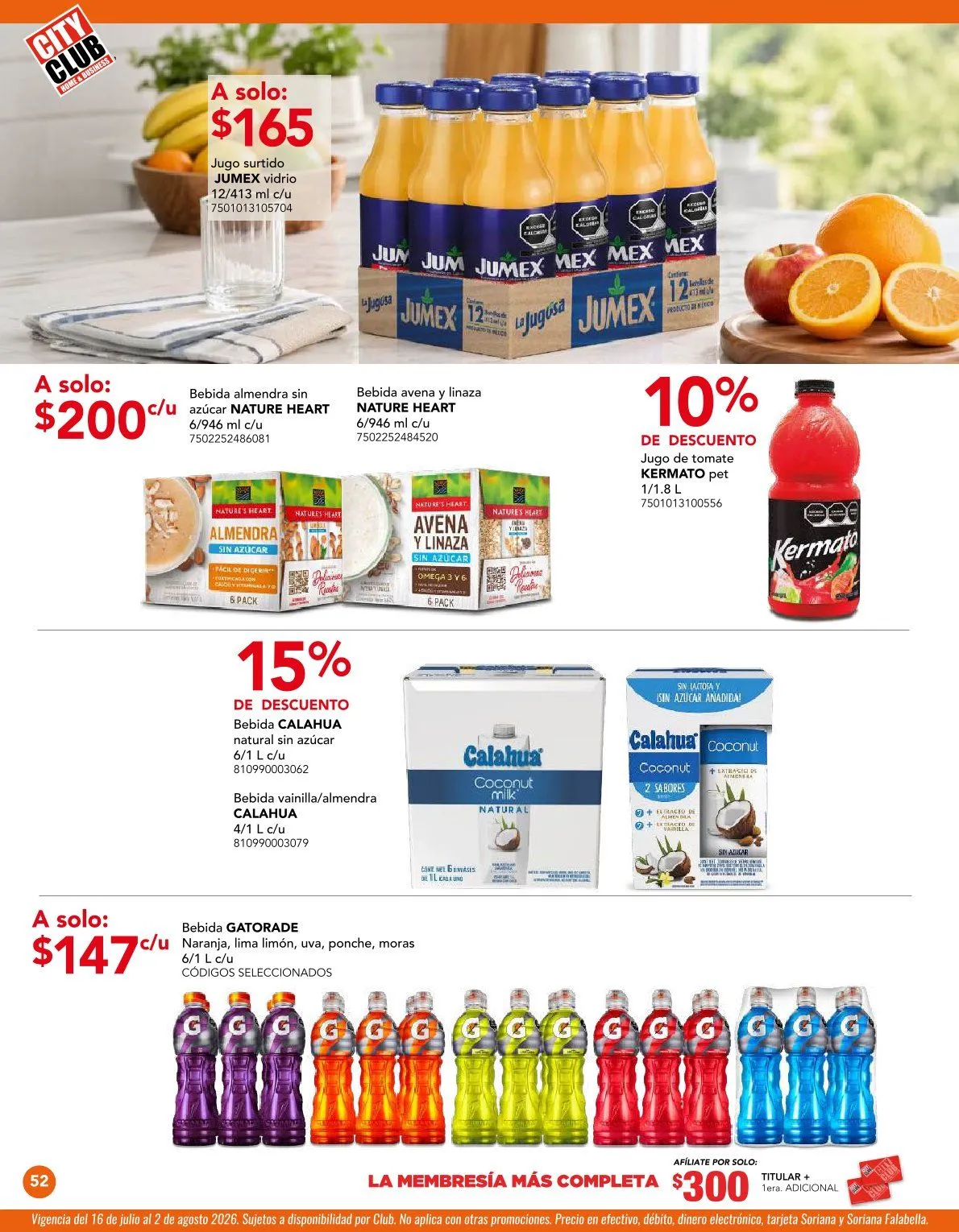 Catálogo de City Club Ofertas 1 de julio al 31 de julio 2026 - Pagina 52
