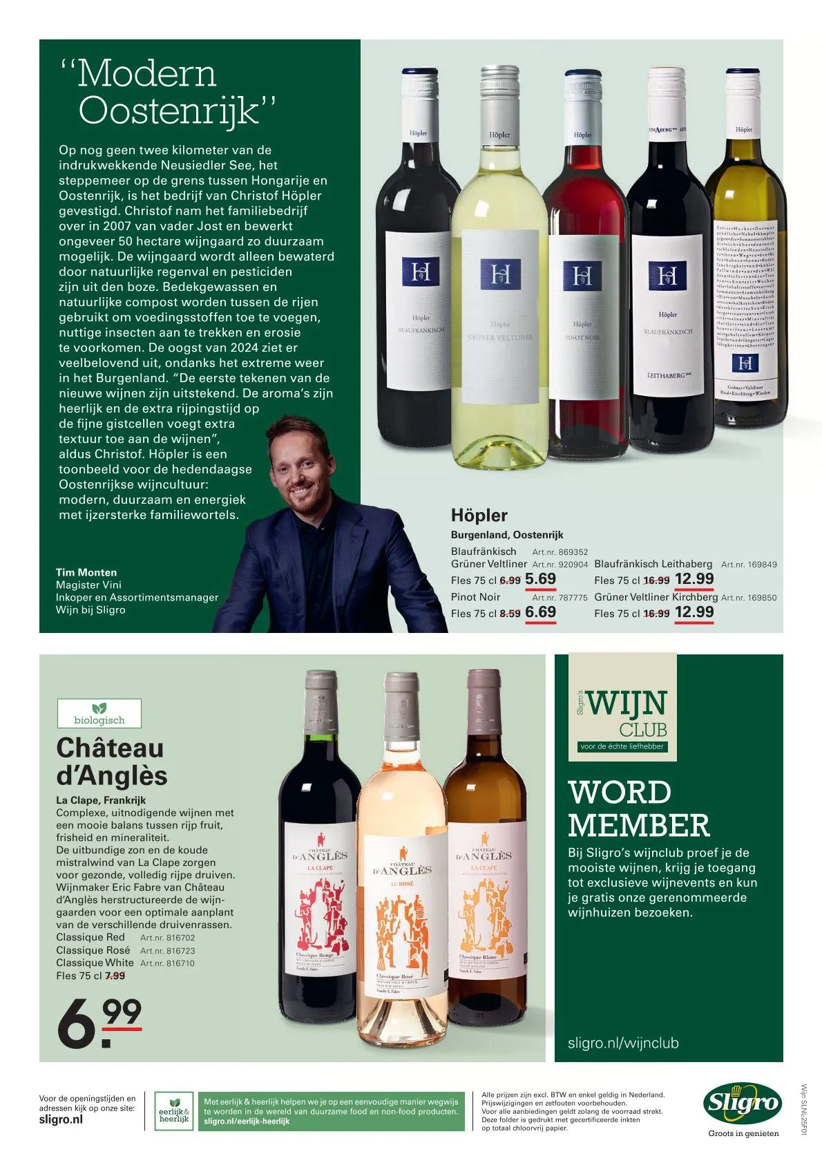 Sligro van Speciale aanbiedingen  van 2 januari tot 20 januari 2025 - Folder pagina 52