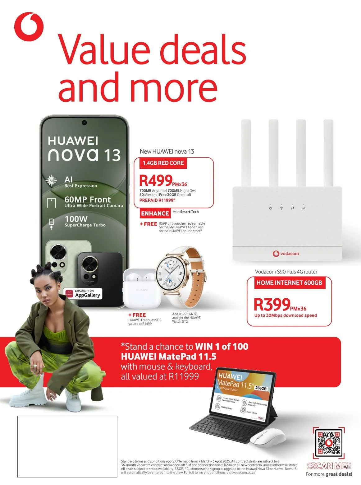 Vodacom Deals from 7 March to 3 April 2025 - Catalogue Page 52