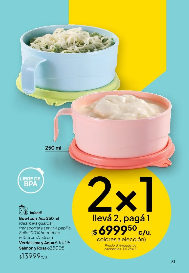 Ofertas de  Ofertas Tupperware  9 de junio al 30 de junio 2026 - Página 51 del catálogo